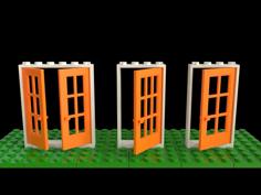 Lego Compatible Doors 3D Printer Model