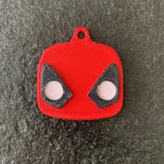 Deadpool Keychain Funko POP Style 3D Printer Model