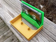 Cassette Tape Case / Holder 3D Printer Model