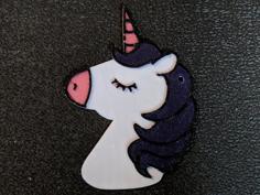 Unicorn Ornament 3D Printer Model