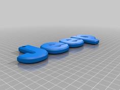 Jeep Logo Key Fob 3D Printer Model