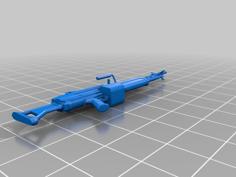 Fallout New Vegas Light Machine Gun 3D Printer Model