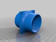 Valve For A Sawdust Extraction System 3D Printer Model