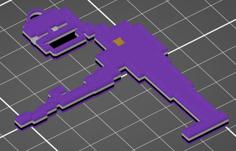 FNAF Purple Guy Multicolor Keychain 3D Printer Model