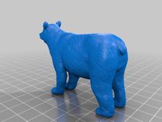 Brown Bear 3D Printer Model