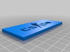 CS:GO Spray Paint Stencil 3D Printer Model