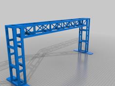 1/10 Scale Signal Bridge For RC Drift Track 3D Printer Model