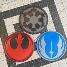 Star Wars Coasters 3D Printer Model