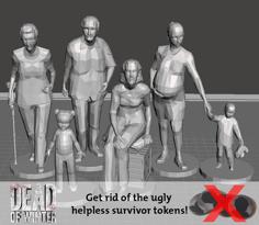 Dead Of Winter – Helpless Survivors 3D Printer Model