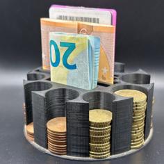 Euro Coins Sorter 3D Printer Model