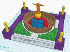 New 7 Wonders Puzzle 3D Printer Model