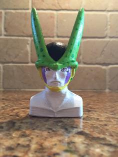 Perfect Cell Head Bust 3D Printer Model