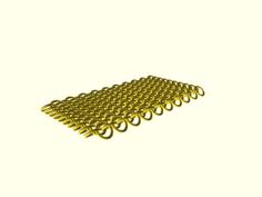 Parametric Chain Mail 3D Printer Model