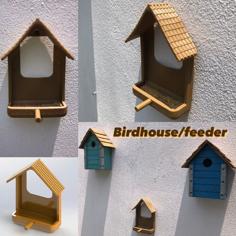 Bird Feeder & House 3D Printer Model