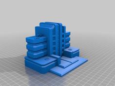 SciFi City – Tech Centre Remix – 6mm 3D Printer Model