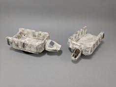 Sci-Fi Cargo Truck 3D Printer Model