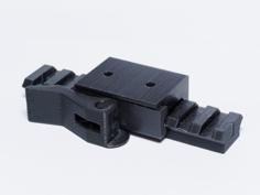 Quick Release Picatinny Rail Mount 3D Printer Model