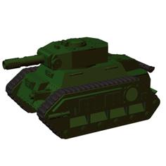 Dieselpunk Tank Kit 3D Printer Model