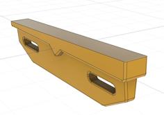 SKS Mudrocker Rear Frame Adapter For Flat Seatstays 3D Printer Model