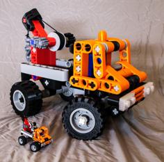 Jumbo Technic Bricks 5:1 Scale 3D Printer Model