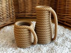 Coiled Rope Containers 3D Printer Model