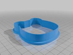 Cat Cookie Cutter 3D Printer Model