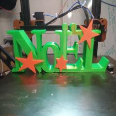 Noël Sign ! 3D Printer Model