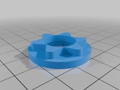 6 Point Star Blade Adapter 3D Printer Model