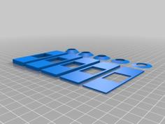 Microscope Slide Sample Chambers And Liquid Rings 3D Printer Model