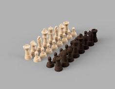 Chess Set 3D Printer Model