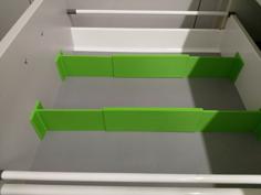 Drawer Divider Set 3D Printer Model