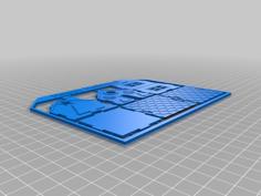 Gingerbread Holiday Card 3D Printer Model