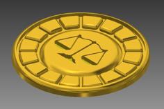 Phoenix Wright Attorney’s Badge 3D Printer Model