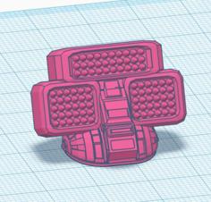 MRM30x3 Zerstörer Turret 3D Printer Model