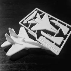 MiG-29 Fulcrum Kit Card 3D Printer Model