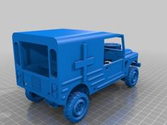 Army Ambulance Jeep 3D Printer Model