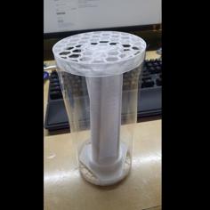 Christmas Gift Packaging Tube Endcap 3D Printer Model