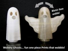 Wobbly Ghosts! 3D Printer Model