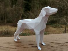 Low Poly Dog! 3D Printer Model