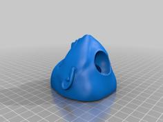 Creepy Doll Head For 3D Printer Model