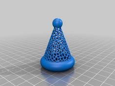 Santa Hat Voronoi 3D Printer Model