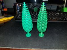 Lego Compatible Cypress Tree 3D Printer Model