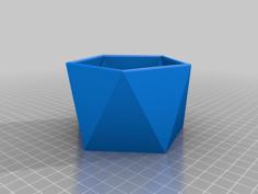 Penta – Small Flower Pot 3D Printer Model