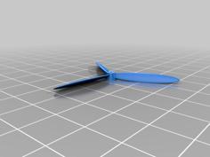 Small High Output Customizable Propeller 3D Printer Model