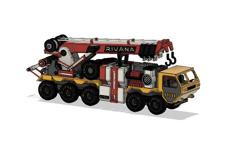 Yellow Heavy Recovery Truck(MMRS) With Movements 3D Printer Model