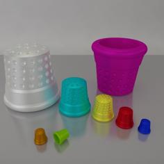 Thimble Customizable – OpenScad 3D Printer Model