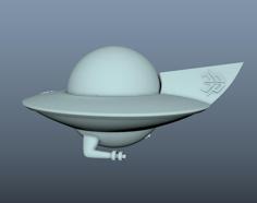 The Jetsons Family Saucer 3D Printer Model