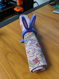 Easter Bunny Napkin Ring Multicolor 3D Printer Model