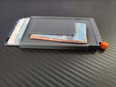 Slim Credit Card Wallet With Money Clip 3D Printer Model