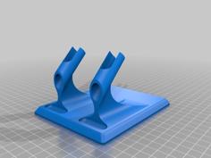 Airbrush Stand (Double) 3D Printer Model